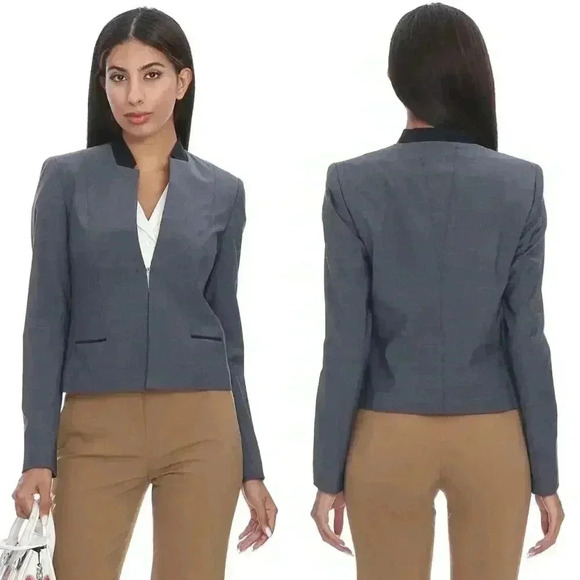 Elie Tahari Long Sleeve Corporate Blazer Jacket Womens Size 2 - Picture 1 of 6